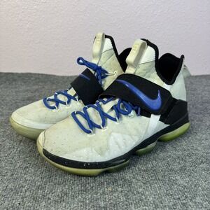 Nike LeBron Zoom Soldier XIV 14 TB Promo White Blue Black Mens Size 12